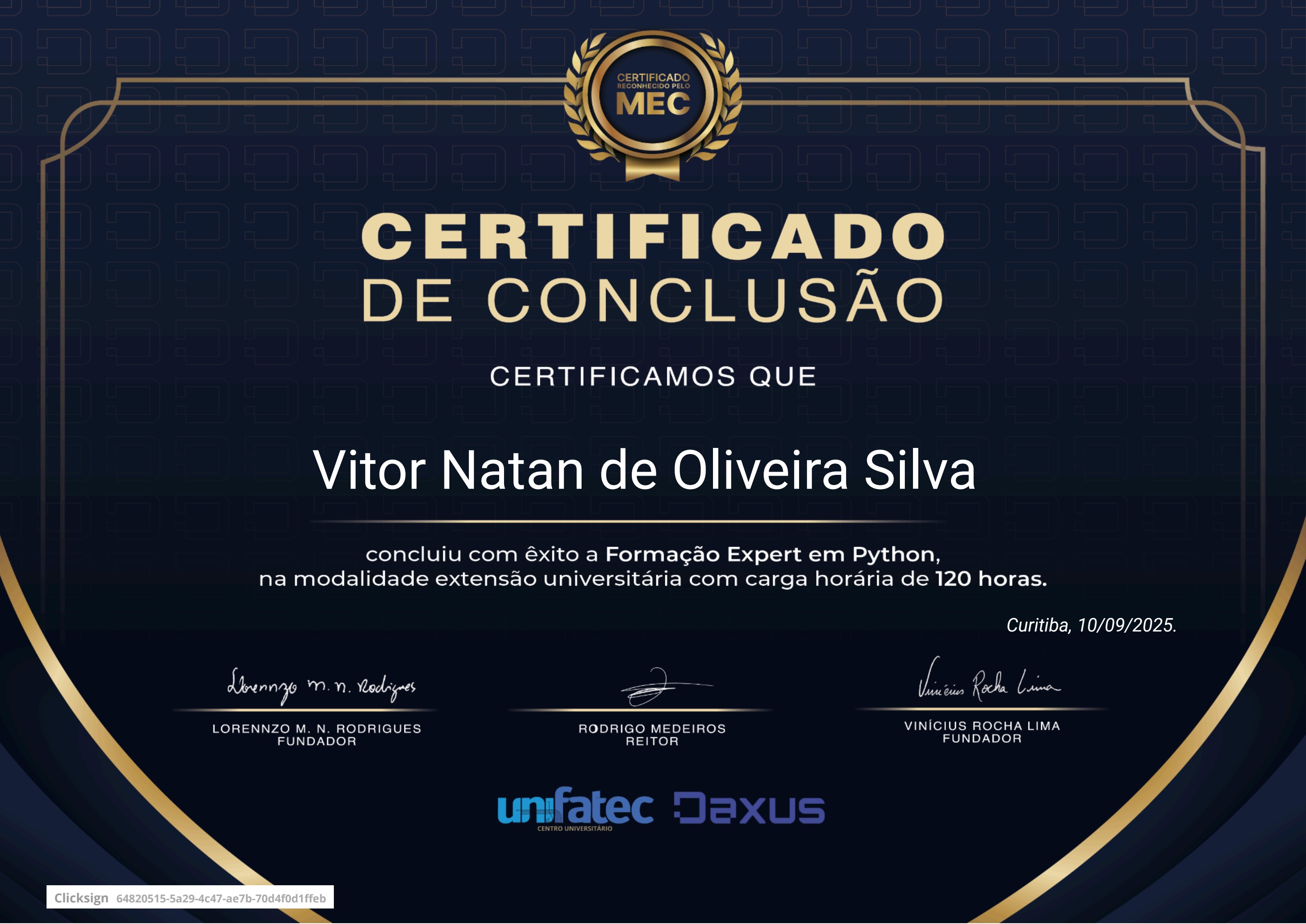 Formação Expert em Python